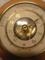Barometer / Wetterstation,edles Holz !