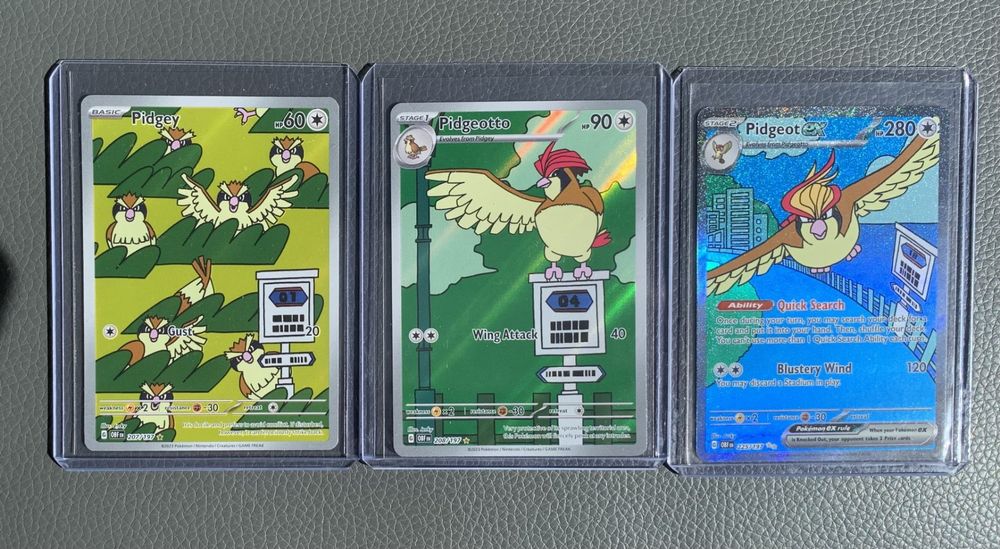 Pidgey, Pidgeotto, Pidgeot ex Obsidian Flames [ENG] Full art | Kaufen ...