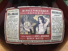 Vintage Birkenwasser "Aspasia" Suisse
