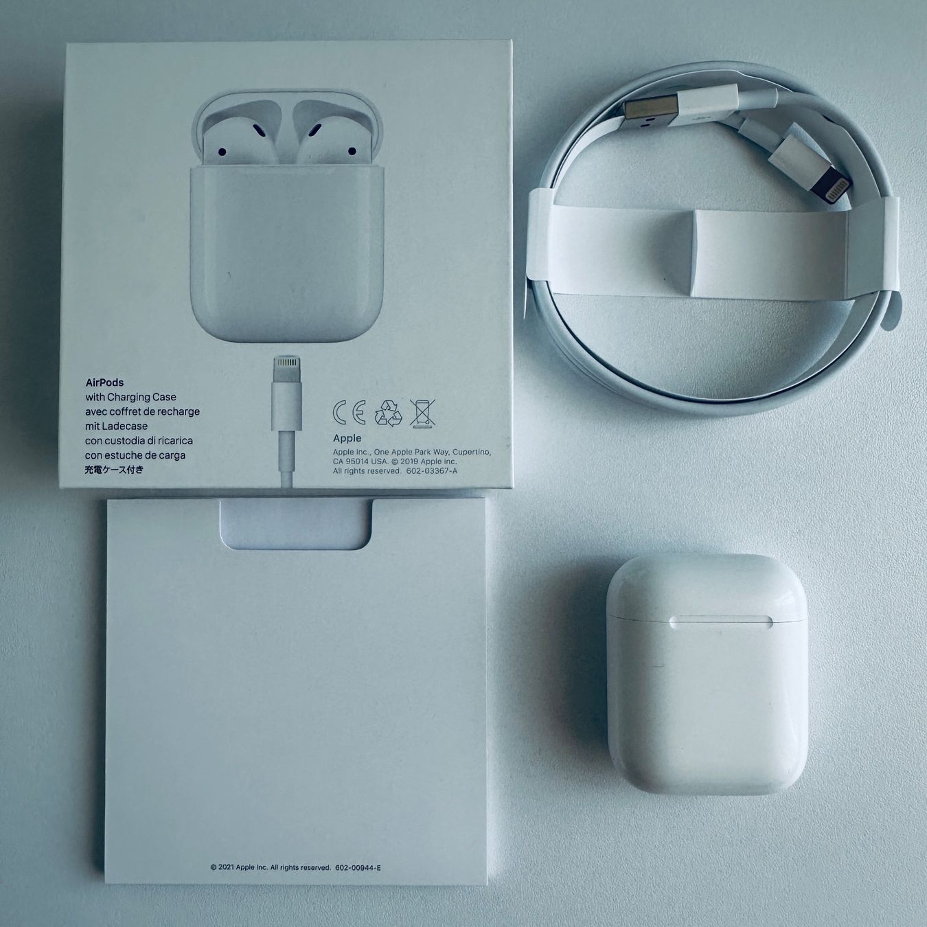 Apple Cuffie: Original Apple AirPods 2 Kopfhörer Wireless Lightning Kabel – Usato da Basel venduto da MY.AIRPODS.SHOP 1
