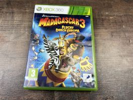 Madagascar 3 Flucht durch Europa Xbox 360 Spiel