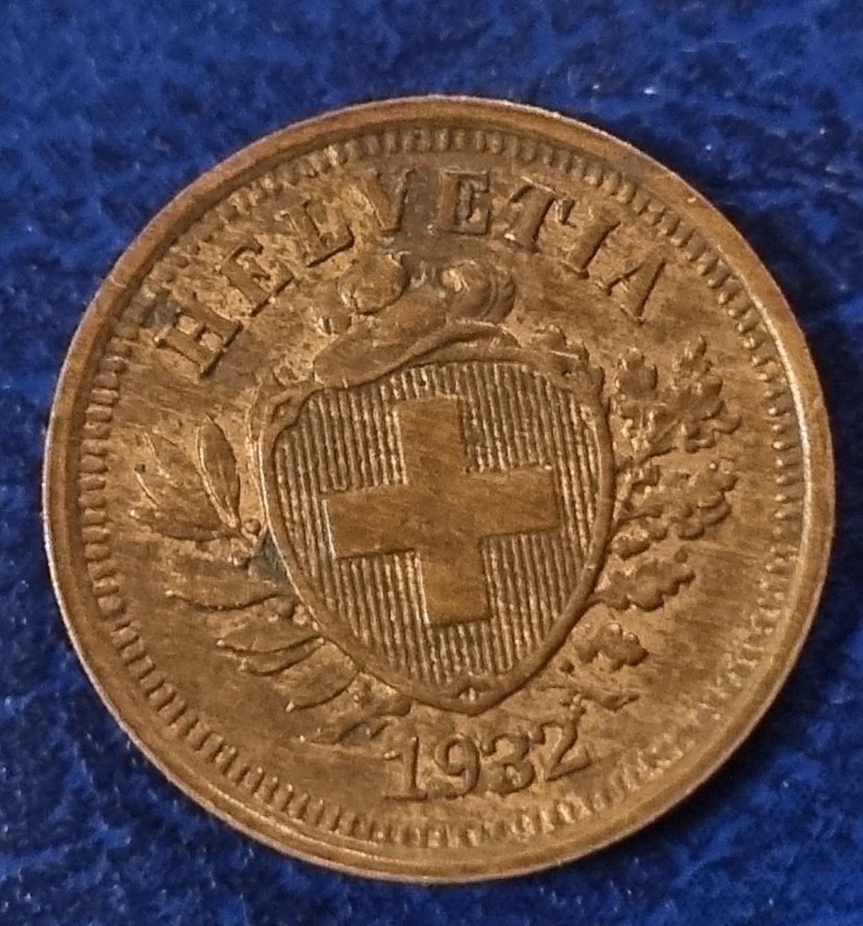 Tutti le monete: 1 RAPPEN JAHR 1932 - SCHWEIZ – Usato da Heimenschwand venduto da Valvora