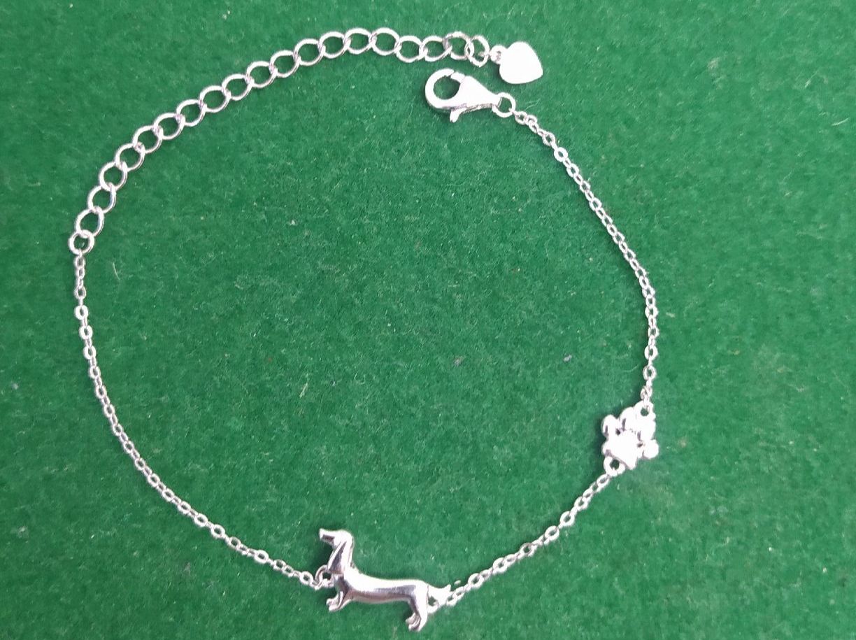 Bracciali & Braccialetti: Elegantes Silberarmband 925 "Dackel"  15-20cm – Nuovo e nell'imballaggio originale da Möhlin venduto da mik_h72m