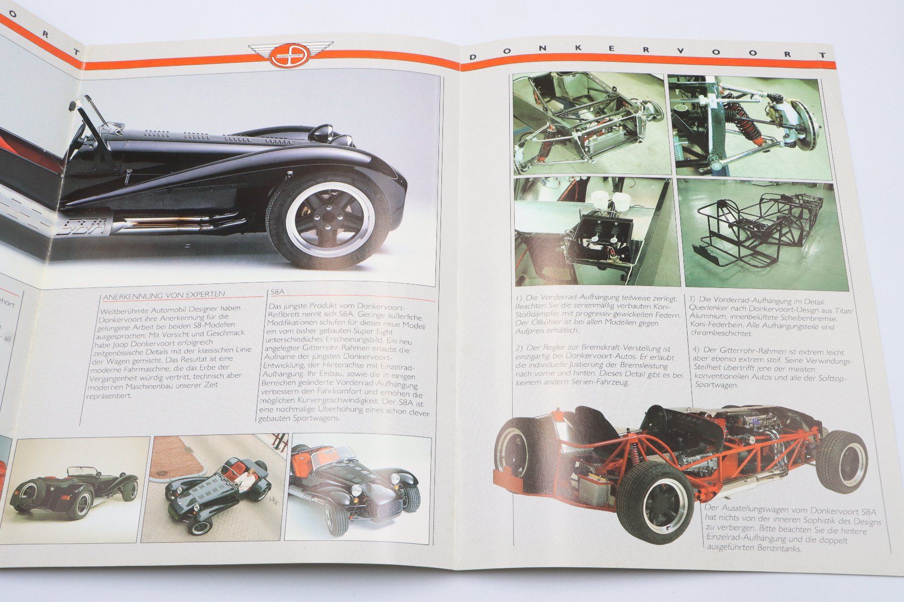 Donkervoort Documenti: Donkervoort Pressemappe 1986 – Usato da Bühl b.Aarberg venduto da Collectorpassions 3