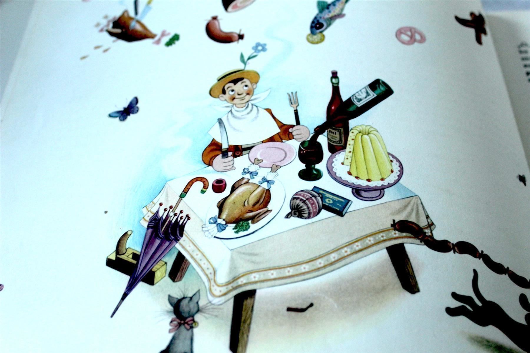 Libri: HERBERT LEUPIN: Tischlein deck dich. EA. 1945, Globi-Verlag – Usato da Bern venduto da Rare-Books 4