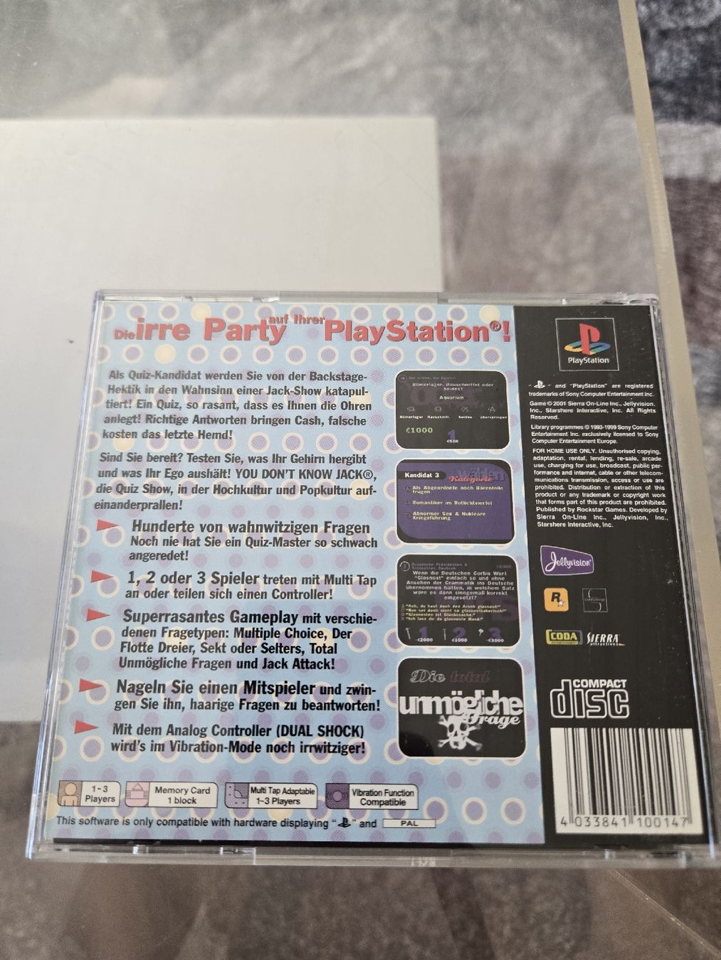 Spiele: You Don't Know Jack PS1 – Gebraucht aus Bussigny von Kfdlt 1