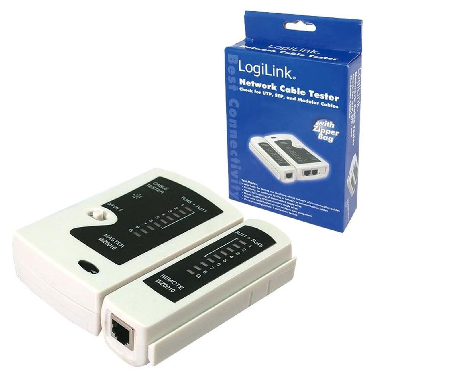 Misurare: Kabeltester RJ11, RJ12, RJ45 mit Remote – Nuovo e nell'imballaggio originale da St. Gallen venduto da cointec 4