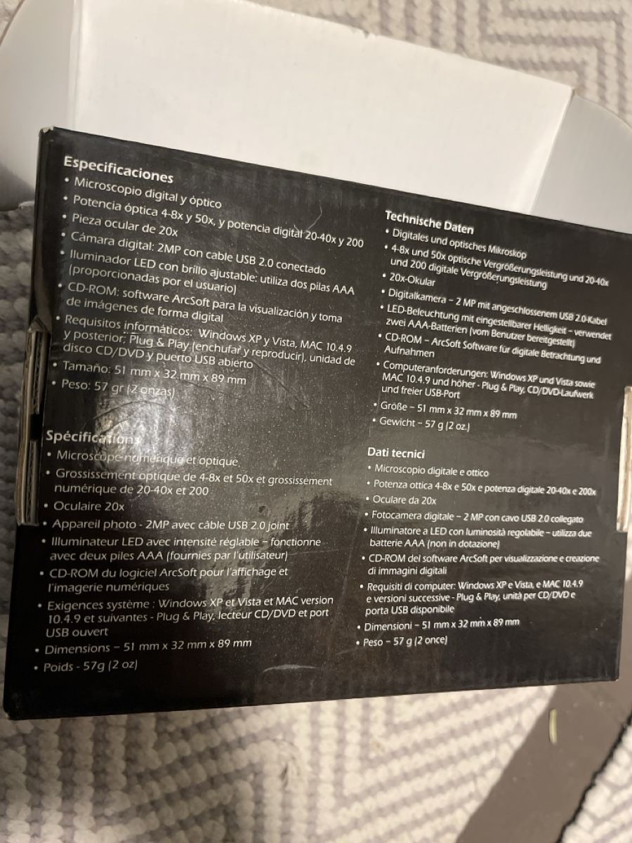 Celestron Mikroskopie: Celestron Handmikroskop Digital & Optisch – Gebraucht aus Zürich von Belisimo 2