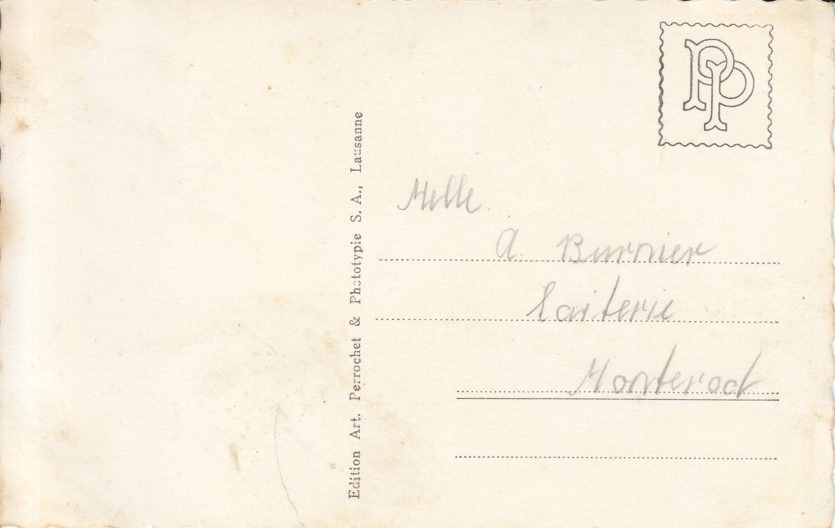 Cartoline postali: Chute du Dalley ca. 1945 – Usato da Bürglen TG venduto da StampGraf 1