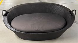 Sonneninsel / Loungeliege, Polyrattan