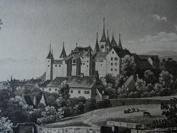 Incisioni: Neuchâtel Neuenburg von Bleuler – Usato da Risch venduto da Rischli15 9