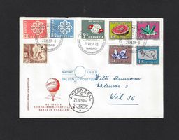 NABAG 1959 Ballon-Postflug, Beleg
