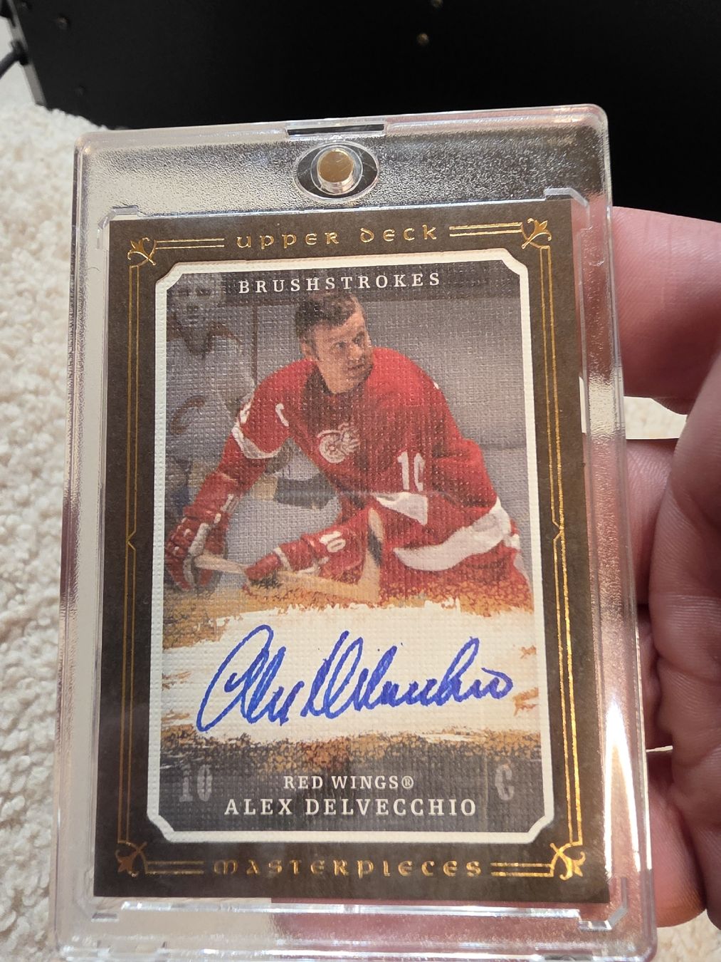 NHL Carte collezionabili:  Alex Delvecchio Upper Deck BRUSHSTROKES MASTERPIECES  2008 – Nuovo (secondo la descrizione) da Boltigen venduto da Calagero