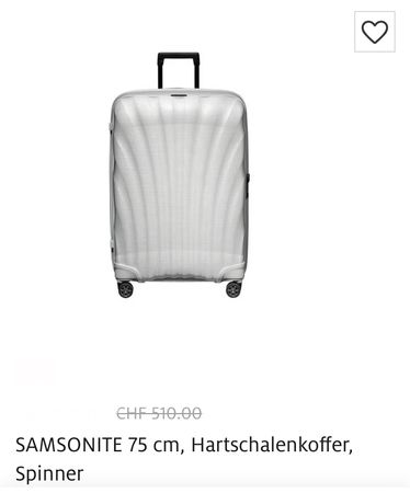 Samsonite C-Lite Koffer 75cm 2.5kg Weiss