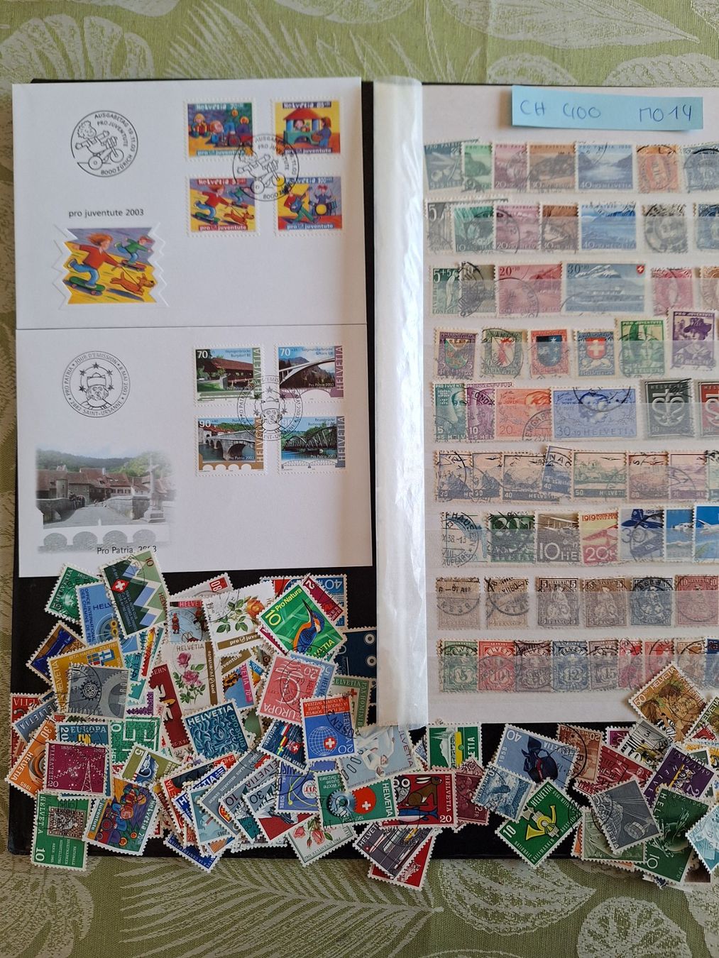 Alle Briefmarken: CH: 400 VERSCHIEDENE GESTEMPELTE (M014) – Gebraucht aus Genolier von Antoine30 1