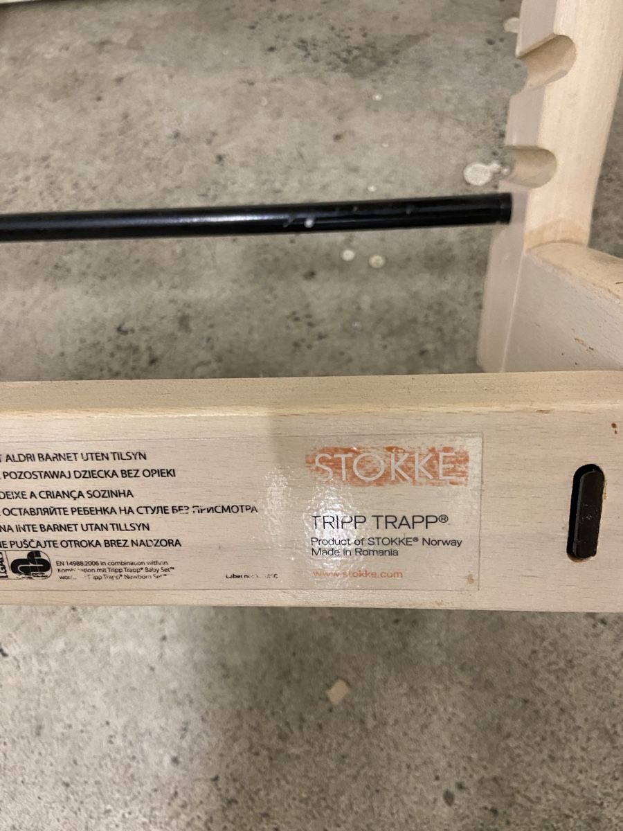 Stokke Seggioloni: Stokke Tripp Trapp Kinderstuhl  – Usato da Dietikon venduto da brocki-eyra 2