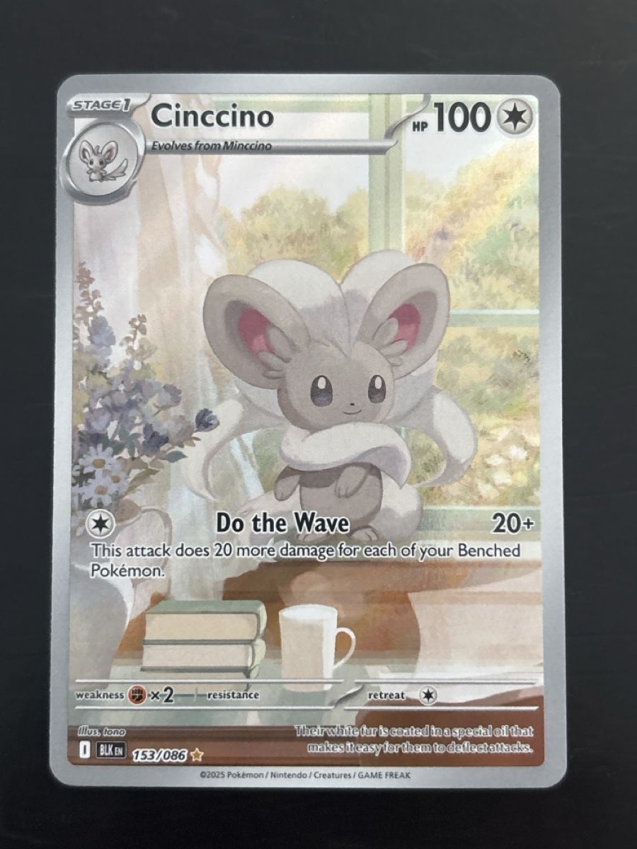 Pokémon Carte collezionabili: Cinccino - BLK 153 🇺🇸 – Usato da Delémont venduto da mar_7ynr