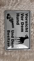 Blechschild