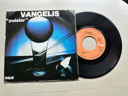 VANGELIS rare Single Pulstar Kult 70's France Synth Pop diff