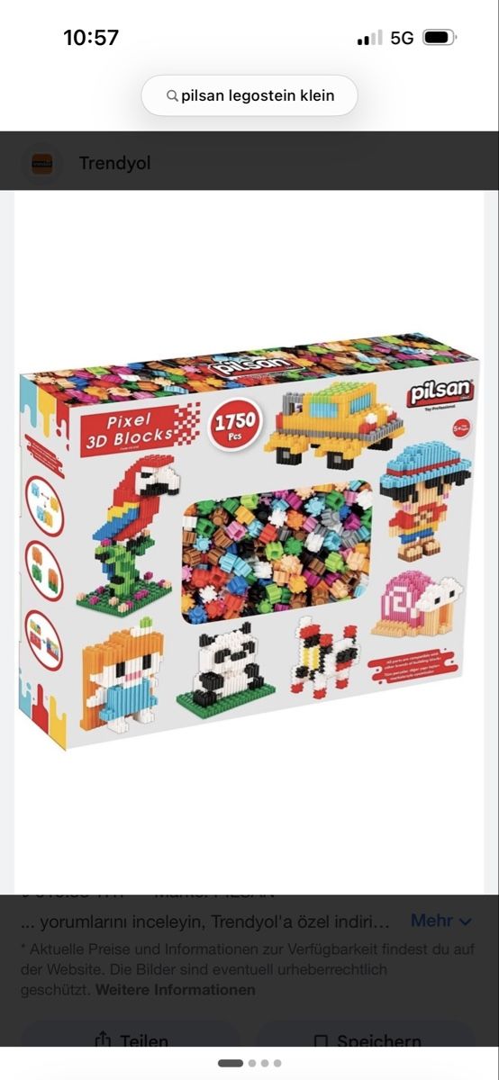 Kit di costruzioni: Pilsan Pixel 3D Blöcke – Usato da Dättlikon venduto da MC_FK 1