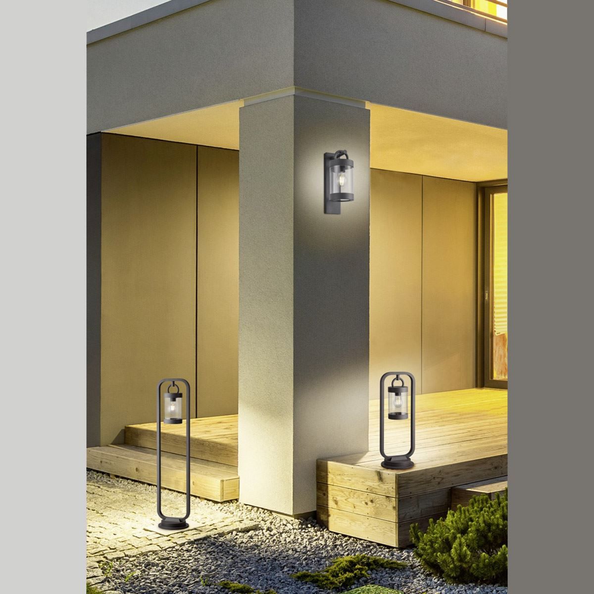 Lampade: Aussen Stehleuchte, Sensor, 100 cm Höhe – Nuovo (secondo la descrizione) da Kreuzlingen venduto da Smart-Light 3