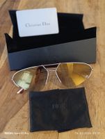 Original Dior Sonnenbrille – Aviator / Shield (Gold) – NEU