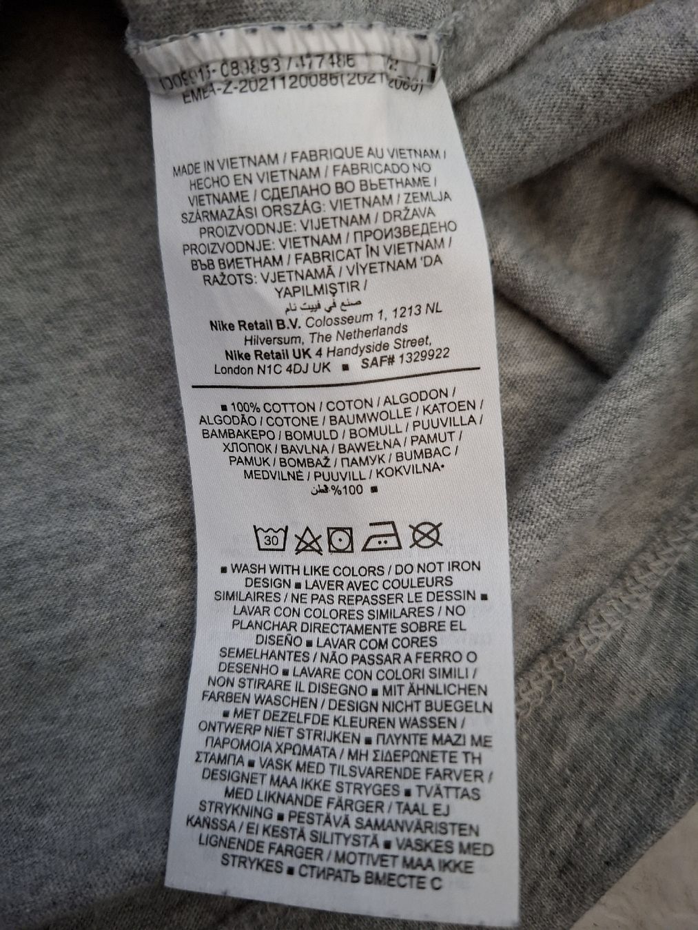 Nike T-Shirts: T-shirt Nike gris, Taille L, – Gebraucht aus Renens VD von ser_j2fn 5