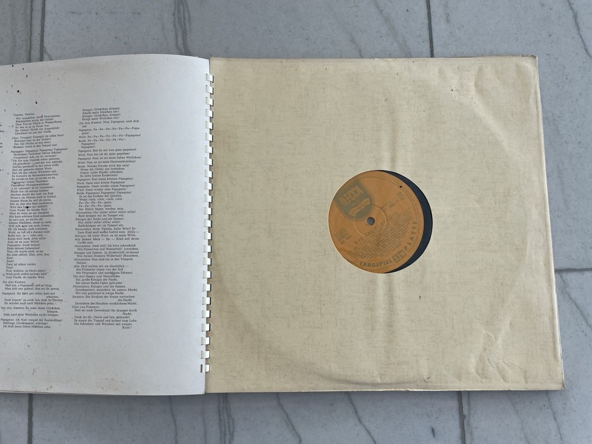 Dischi in vinile: die Zauberflöte – Usato da Bülach venduto da blanikwhatelse 5