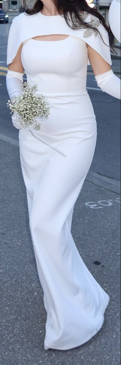 Vestiti: Hochzeitskleid/ Standesamt, Grösse 38/40 – Usato da Ruggell venduto da Yamamoto