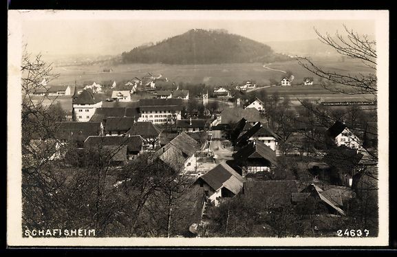 Cartoline postali: Schafisheim, Teilansicht mit Strassenpar – Usato da Berlin venduto da bartko-reher