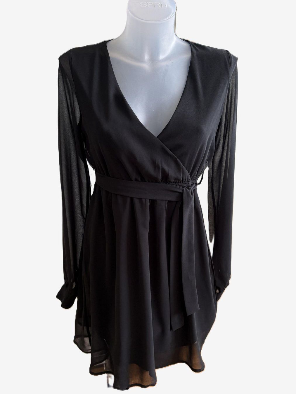 Na-kd Kleider: NA‑KD Chiffon Wrap Mini Dress – Neu (gemäss Beschreibung) aus Basel von Nofretete39 1