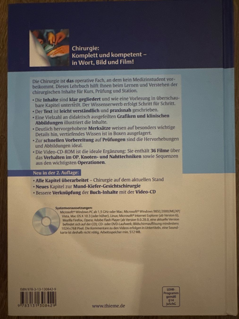 Libri: Chirurgie – Nuovo (secondo la descrizione) da Adligenswil venduto da cri_ds7m 1