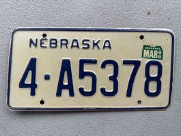 🇺🇸🇺🇸 USA Nummernschild #  NEBRASKA  # 🇺🇸🇺🇸