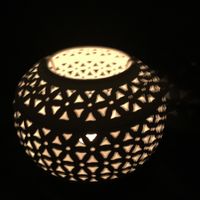 Gemütliche Laterne, Windlicht, Teelichthalter