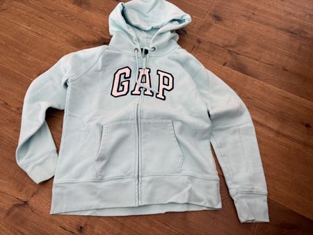 Gap Kapuzenpullover Reissverschluss hellblau Grösse L
