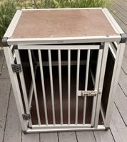 Hundetransportbox Aluminium gebraucht guter Zustand