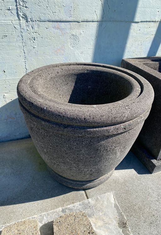 Vasi per fiori: Pflanzentopf Blumentopf Pflanzen Blumen Topf Vulkan Stein – Usato da Dottikon venduto da 6571 1