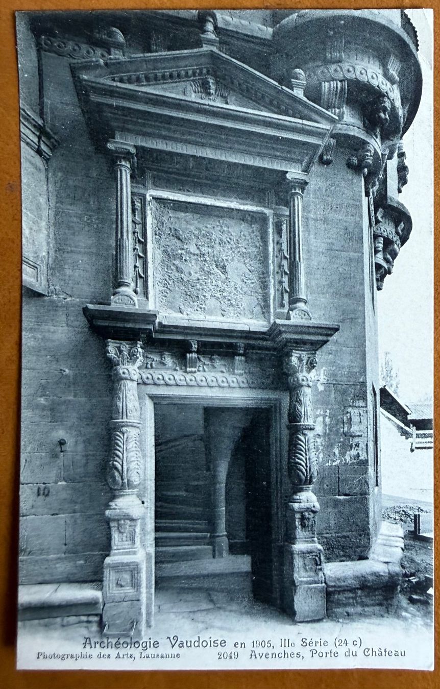 Ansichtskarten: Avenches - Porte du Château – Gebraucht aus Lutry von Ediego