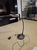 Tischlampe LED modern schwarz flexibel mit Netzteil gebra...