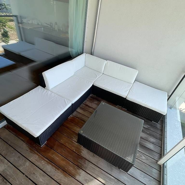 Set de table et chaises: Gartenlounge Dunkelbraun – D'occasion à Utzenstorf par beatriz.ue