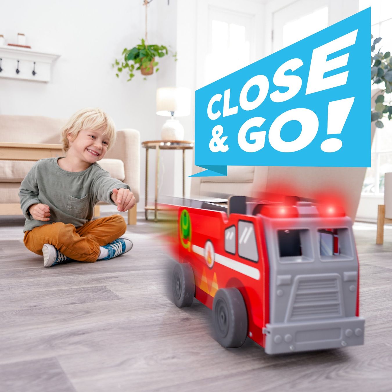 Giocattoli: 2-in-1-Feuerwehrauto-Spielset – Nuovo e nell'imballaggio originale da Erlinsbach venduto da Home-World 9