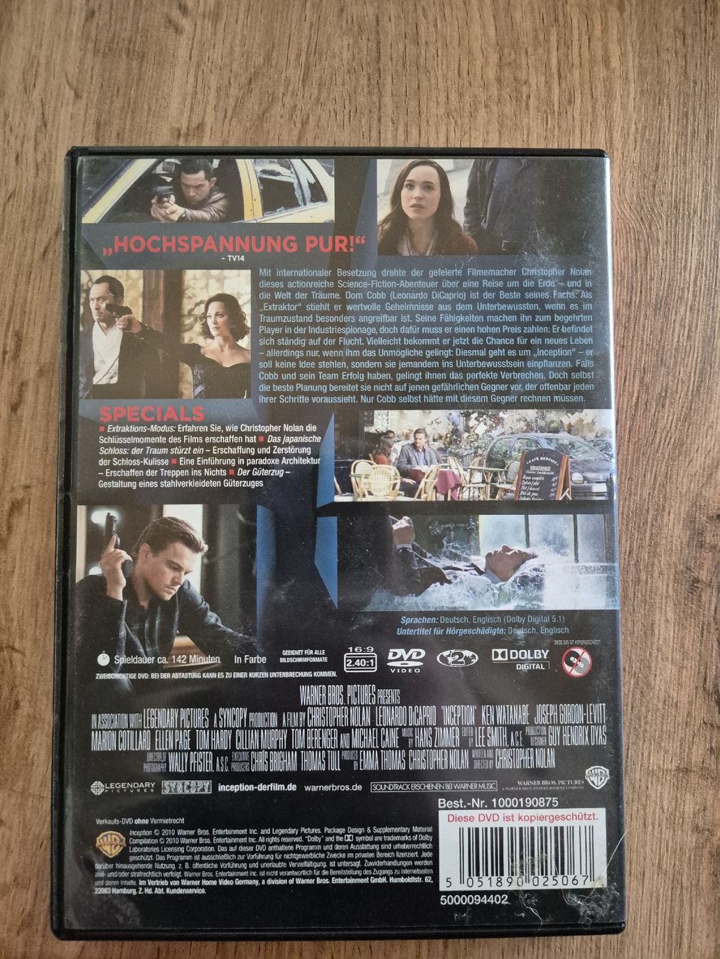 Tutti i DVDs: Inception DVD – Nuovo (secondo la descrizione) da Berneck venduto da jst_nk6y 1