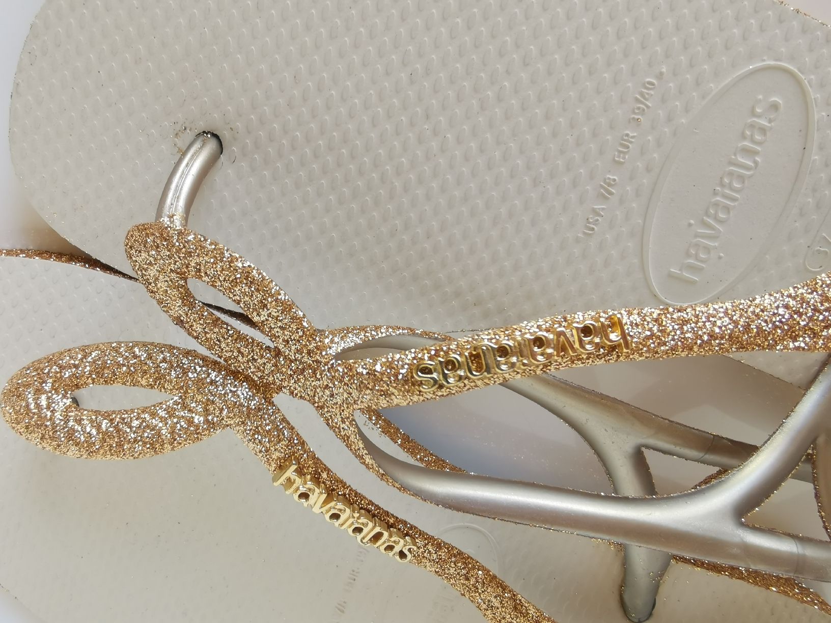 Havaianas Scarpe da donna: Havajanas, neu gold – Nuovo (secondo la descrizione) da Uerikon venduto da pink_flamingo 1