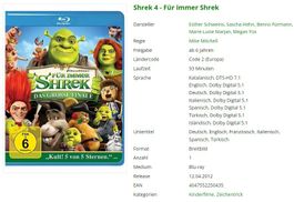 Shrek 4 - Für immer Shrek (Bluray)