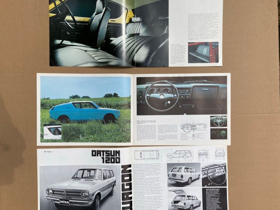 Datsun Documents: Prospekte   DATSUN  Cherry – D'occasion à Kaiseraugst par wombat51 3