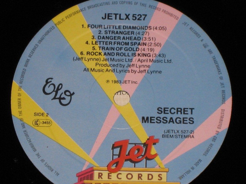 Dischi in vinile: LP - ELO - SECRET MESSAGES – Usato da Steckborn venduto da Quo7 2