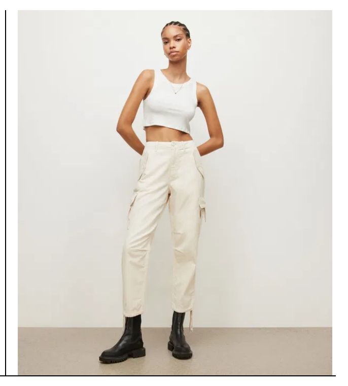 Allsaints Pantaloni: Allsaints Cargo Hosen – Usato da Biel/Bienne venduto da TheLoulou