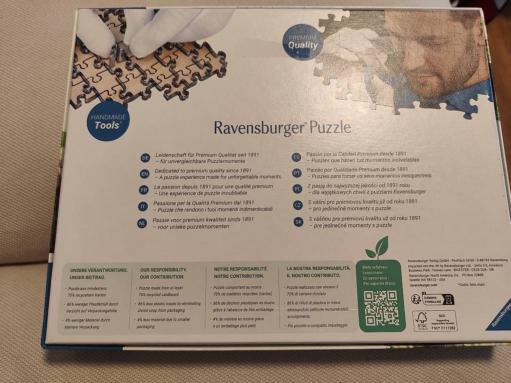 Puzzle: Ravensburger Puzzle 500pieces Katze – Usato da Luzern venduto da ser_q2gg 1