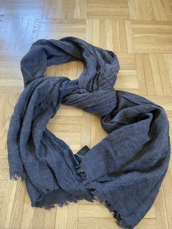Schal Marc O'Polo Grau Baumwolle/Wolle guter Zustand