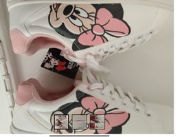 Baskets enfant Minnie Mouse blanches pointure 40 neuves